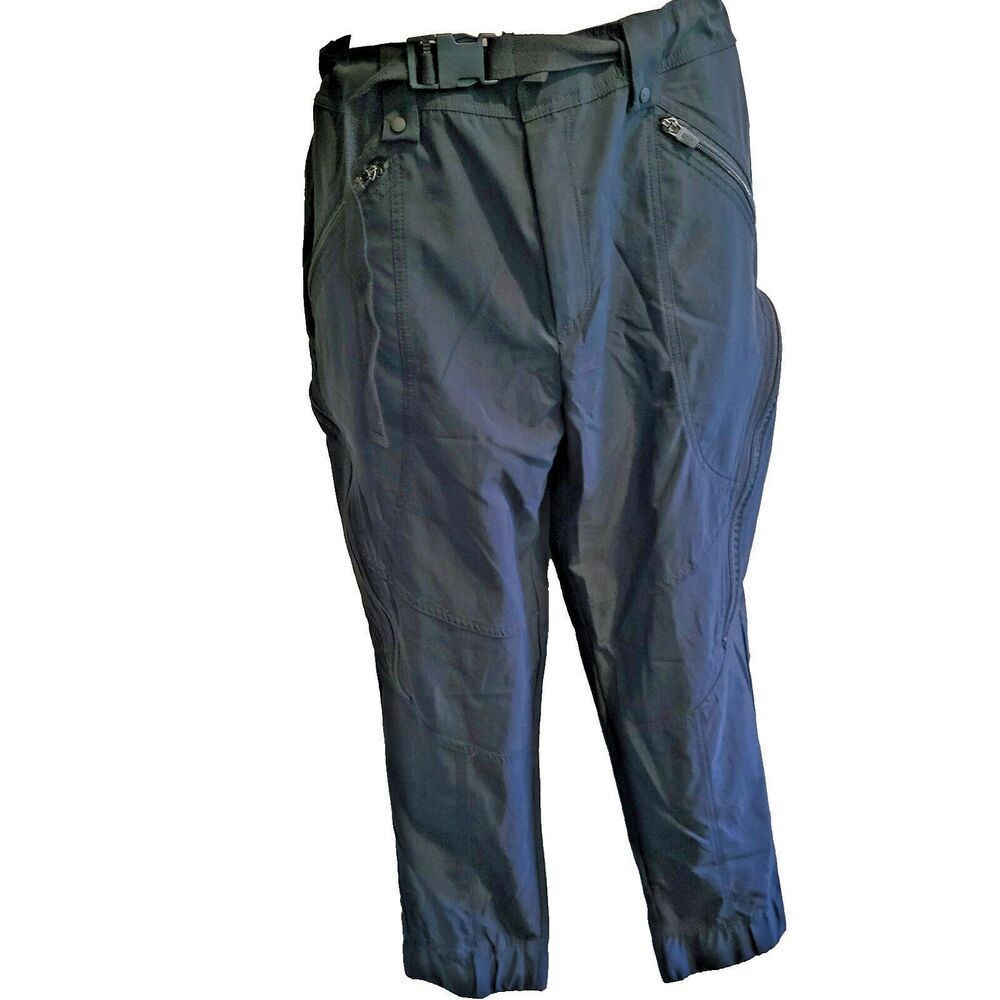 New WIth Tags Free People Movement Sz M Jogger Cargo Pants Black $128